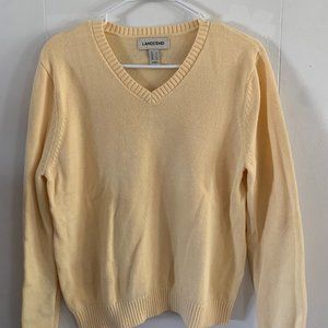 Lands End Yellow Sweater